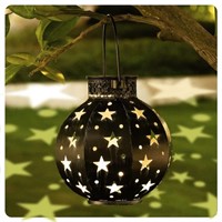 BEAU JARDIN 4 Pack Hanging Solar Laterns Lights Ou