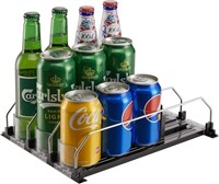 Soda Can Dispenser for Refrigerator with Adjustabl