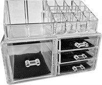 Clear Cosmetic Storage Organizer Easily organize y