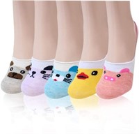 Girls No Show Socks 10-12 years old Kids Low Cut S