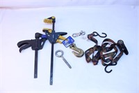 Clamps, Ratchet Strap, 7100 lbs Hook Lot