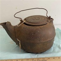 Cast Iron Tea Pot with lid 8