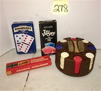Game Lot with Poker Chips