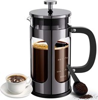 BAYKA 34 Ounce 1 Liter French Press Coffee Maker,