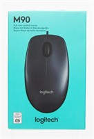 Logitech Wired Mouse M90 Black USB