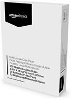 Amazon Basics Multipurpose Copy Printer Paper, 8.5