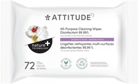 3 Packs of ATTITUDE All-Purpose Cleaning Wipes Dis