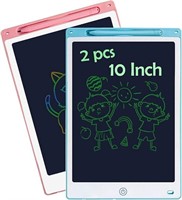 LCD Writing Tablet 2 Pack, 10 Inch Colorful Doodle