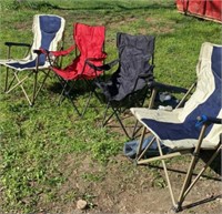 Folding Chairs set of 4