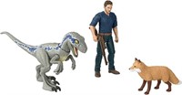 Mattel Jurassic World Dominion Human and Dino Pack