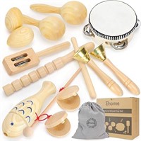 Ehome Musical Instruments for Toddlers 1-3, Wooden