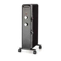 $49  Mainstays Oil Filled Electric Radiator  Black