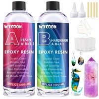 Crystal Clear Epoxy Resin Kit-34OZ Casting Resin f