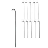 18 inch Single Stem Plant Support Stakes with 3 in