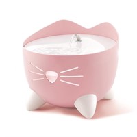 Catit PIXI Cat Drinking Fountain, Light Pink, 1 Co