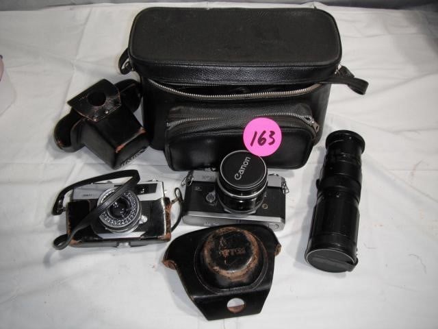 Cannon FT Camera w/ Case & 200 Lens