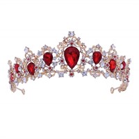 Lurrose Ravaged Crown Crystal Baroque Crown Rhines