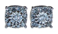 Round Brilliant 1/2 ct Diamond Stud Earrings