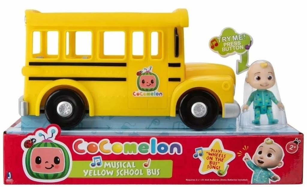 CoComelon Official Musical Yellow School Bus, Play