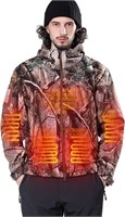 2 XL - DEWBU Heated Jacket for Men with 12V