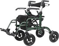 $220  ELENKER Rollator & Chair  10 Wheels