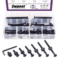 [Missing Pieces] Swpeet 84Pcs Black M6 × 20/30/40/