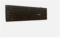 VicTsing PC206 Wired Membrane Keyboard, 104 Keys C