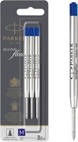 3 Count Parker Ballpoint Pen Refills Medium Point