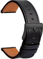 TStrap Leather Watch Band 20mm - Quick Release Wat