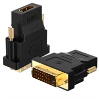 Rankie DVI to HDMI Adapter, Gold-Plated Converter,