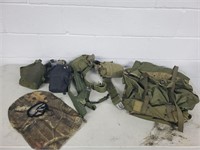 military backpack canteens and belts