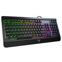 VicTsing Ultra-Slim Gaming Keyboard Wired, All-Met