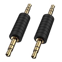 CableCreation 2 Pack 3.5mm Stereo Jack to 3.5mm Fe