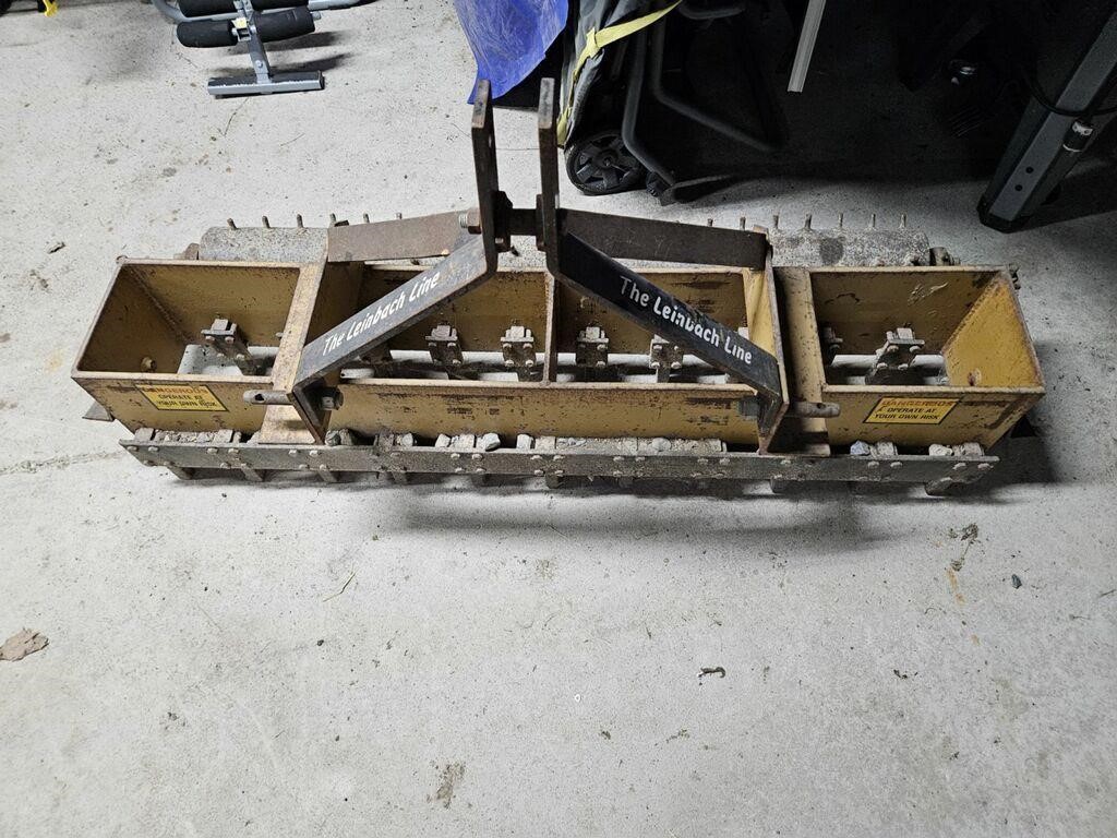 3 point hitch Harley Rake with pulverizer