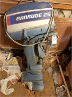25 HP Evinrude boat motor (unknown working