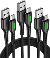 INIU USB C Cable, [3 Pack] 3.1A QC 3.0 Fast Chargi