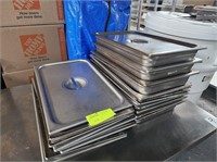 FULL SIZE SS PANS WITH LIDS 2" DEEP