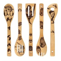 Star Wars Wooden Spoons for Cooking, Starwars Bamb