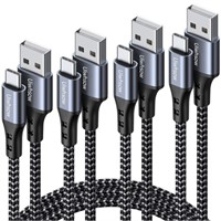 4-Pack -USB C Cable 3A Fast Charge  USB C Charger