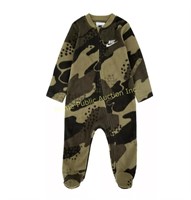 Nike $22 Retail Fleece Camo One Piece Pajamas,