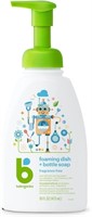 Babyganics Fragrance-Free Baby Dish Soap, Foaming,