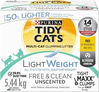 Tidy Cats Free & Clean Lightweight Cat Litter for