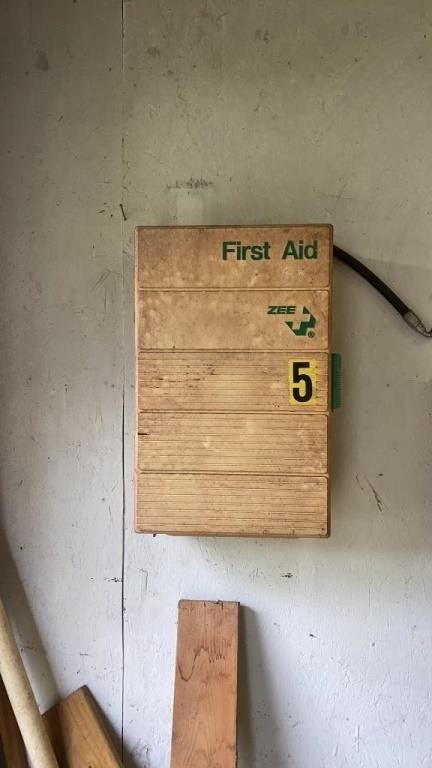 First aid box wall mount