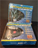 Indoor Holiday Power Combo Lot  - UNTESTED