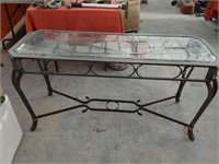 Glass Top Entry Table