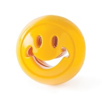 Planet Dog Orbee-Tuff Nooks Yellow Smiley Face Tre