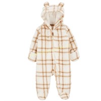 Carter's $28 Retail Hooded Sherpa Jumpsuit, size