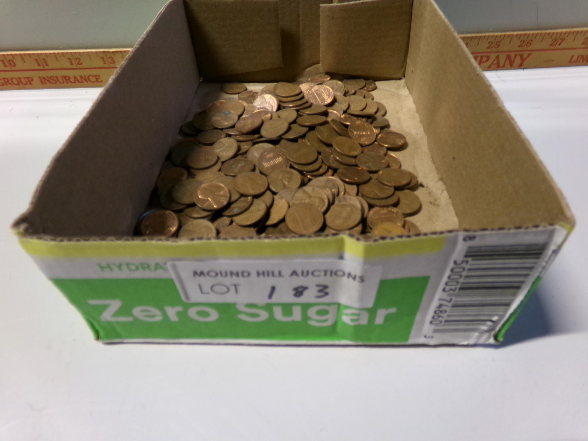 Approx 250 pennies