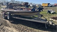 (DK) 1988 18’ Ranger 364V Boat w/ Mercury Black