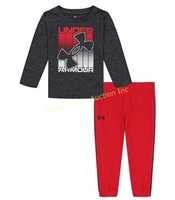 Under Armour $34 Retail 24M T-Shirt & Jogger Set,